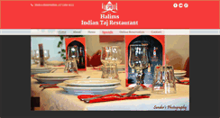 Desktop Screenshot of halimsindiantaj.com.au