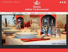 Tablet Screenshot of halimsindiantaj.com.au